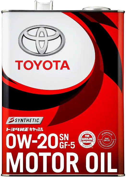Масло моторное Toyota Motor Oil 0W-20 4л (металл)