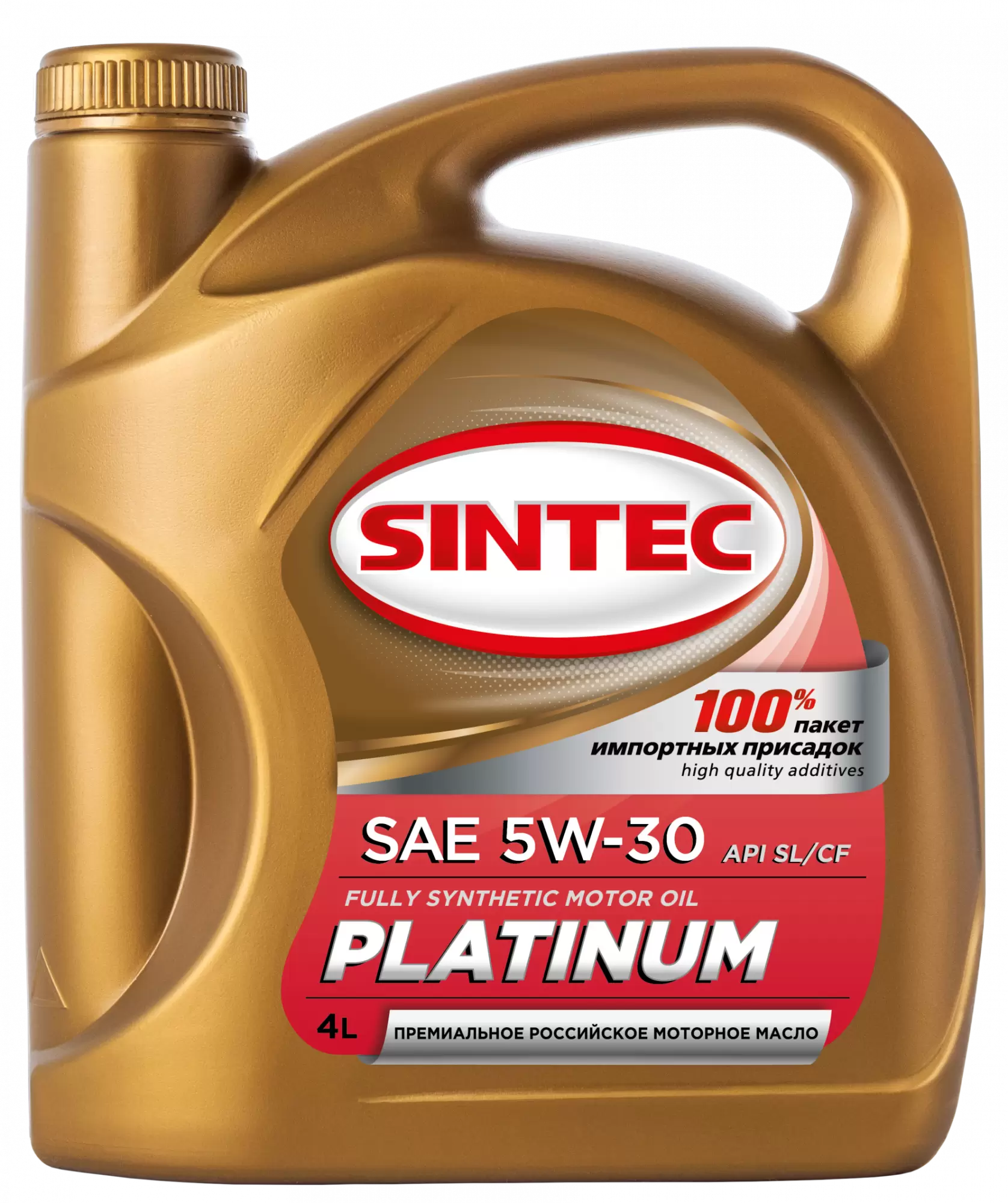 Масло моторное Sintec Platinum 5W-30 API SL ACEA A5/B5 4л