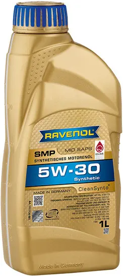 Масло мотоpное Ravenol SMP 5w30 1л SN/C3/VW504/507/BMW LL-04 MB 229.51 Porsche C30