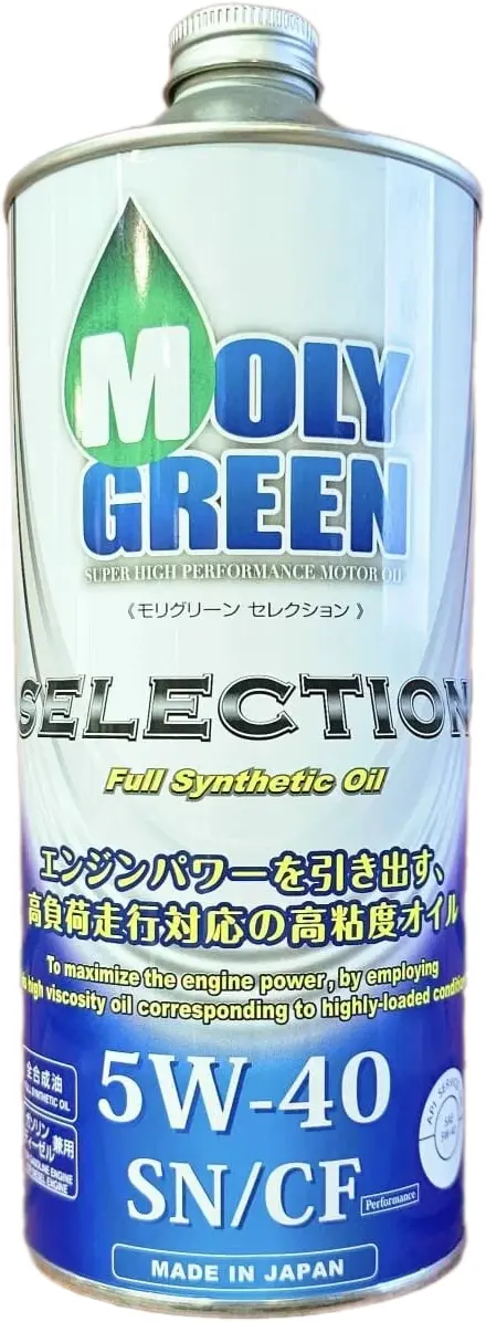 Масло мотоpное Moly Green Selection 5W40 SN/CF 1л