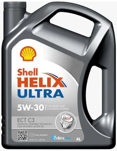 Масло мотоpное Shell Helix Ultra ECT С3 5W-30 4л