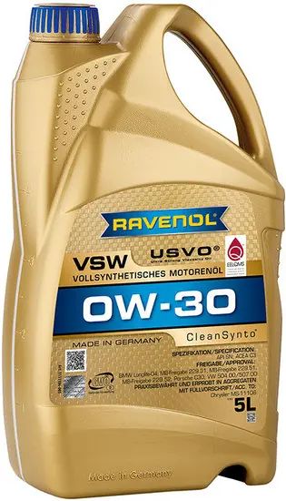 Масло мотоpное Ravenol VSW 0w30 5л 