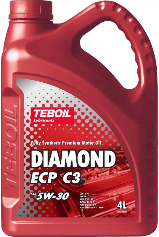 Масло мотоpное Teboil Diamond ECP C3 5W-30 4л