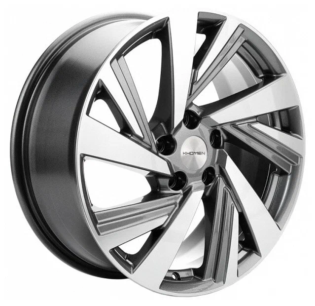 Khomen KHW1801 18 / 5*112 ET43 D57.1 J7.5 Gray Front Polished