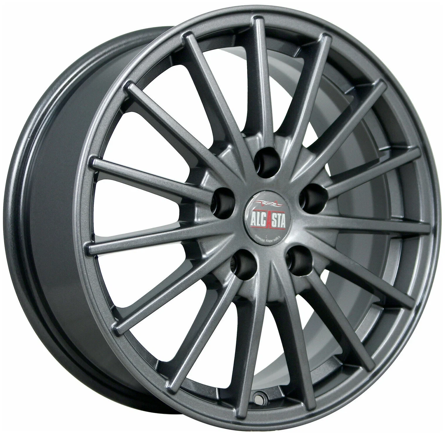 Alcasta M60 16 / 5*110 ET38 D65.1 J6.5 Graphite