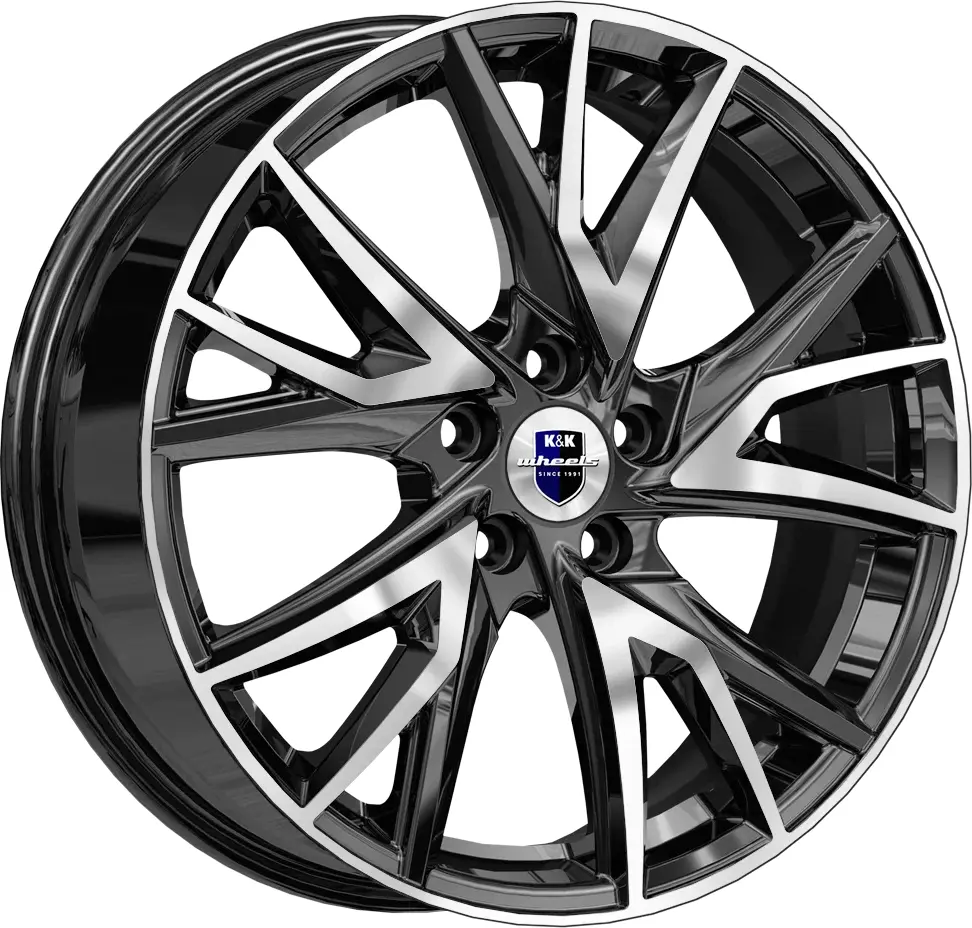 КиК Кайлас 18 / 5*108 ET52 D60.1 J6.5 Алмаз чёрный