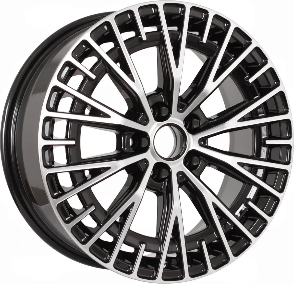 KDW KD1730 17 / 5*114.3 ET37 D66.6 J7.0 Black Front Polished
