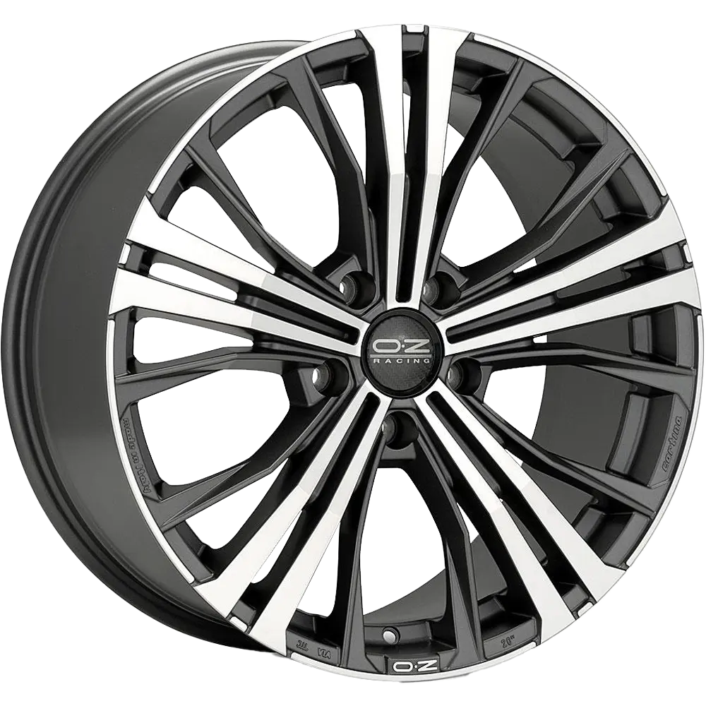 OZ Cortina 19 / 5*120 ET40 D79 J10.0 Matt Dark GraphiteDiamCut
